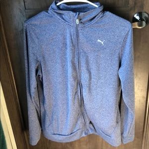 Puma zip up sweatshirt L
